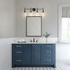 Asheville 4 Light 34.75 inch Matte Black Vanity Light Wall Light